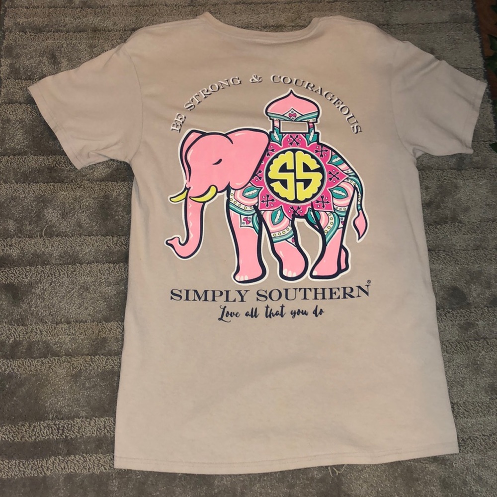 Simply Souther Elephant Womens Shirt